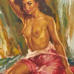 1020 1095 OIL PAINTING